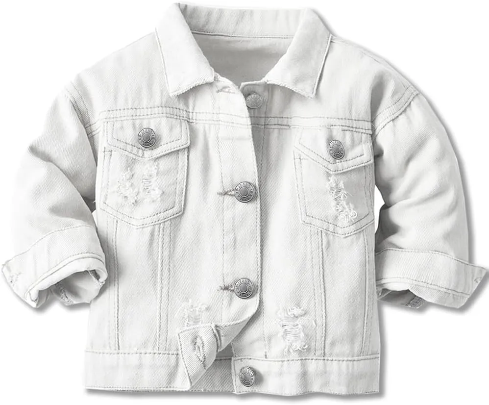 Cromoncent Classic Denim Jacket for Boys Girls