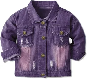 Cromoncent Classic Denim Jacket for Boys Girls