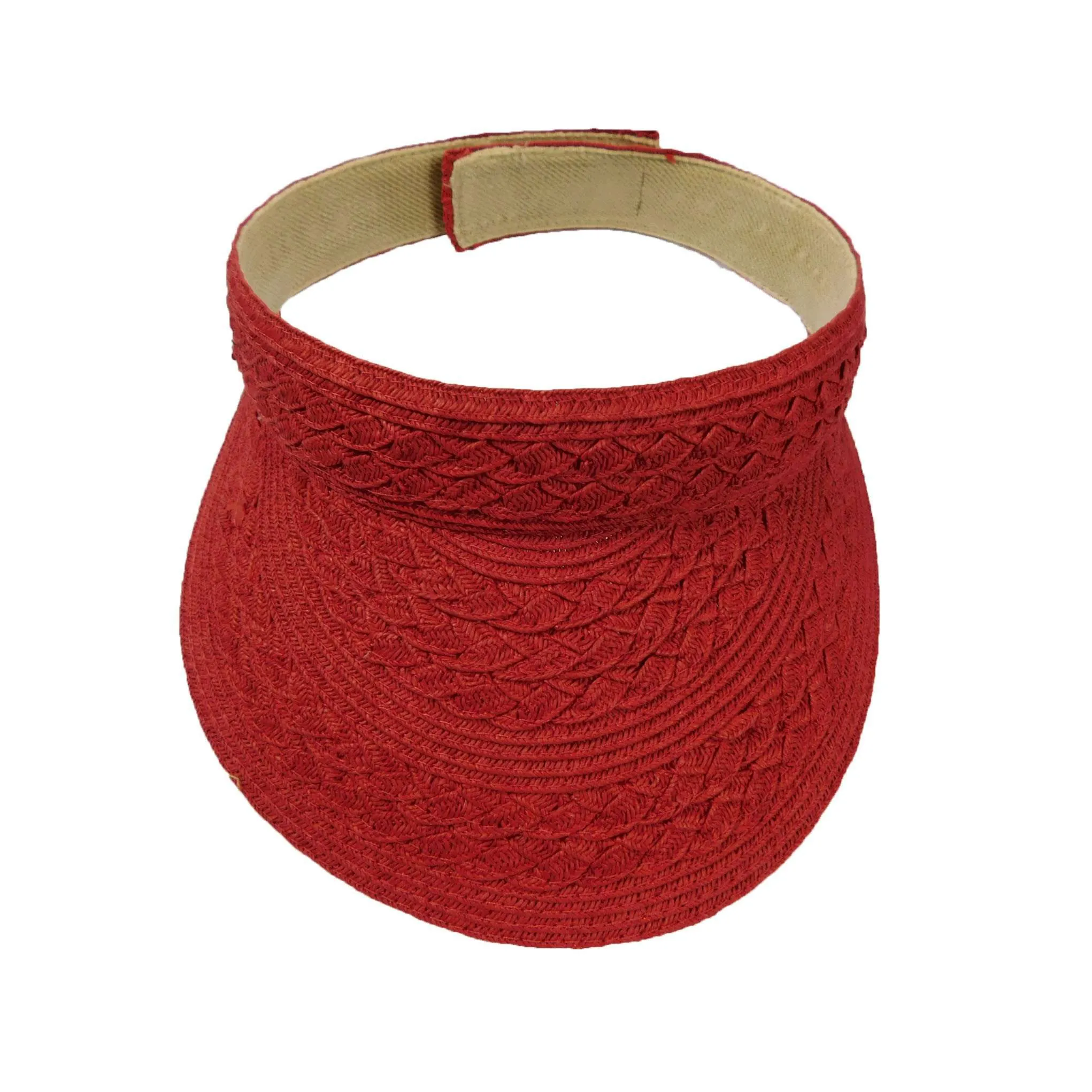 Cross Braid Sun Visor - Boardwalk Style Hats