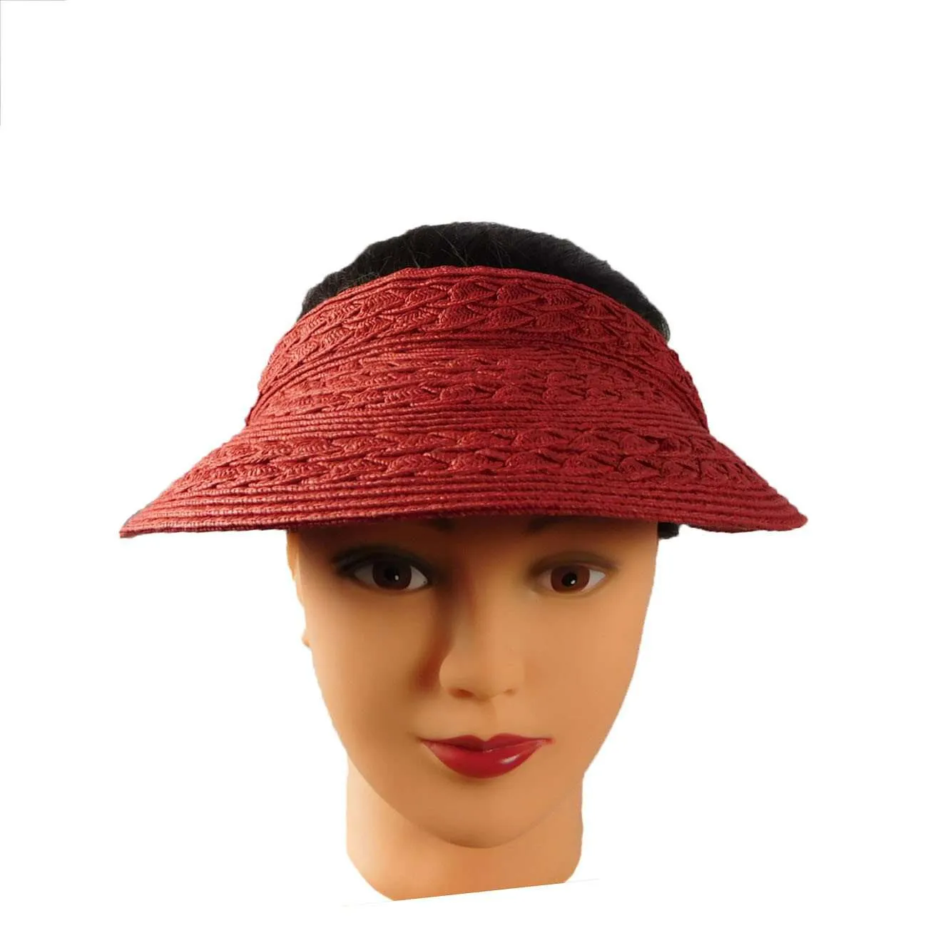 Cross Braid Sun Visor - Boardwalk Style Hats