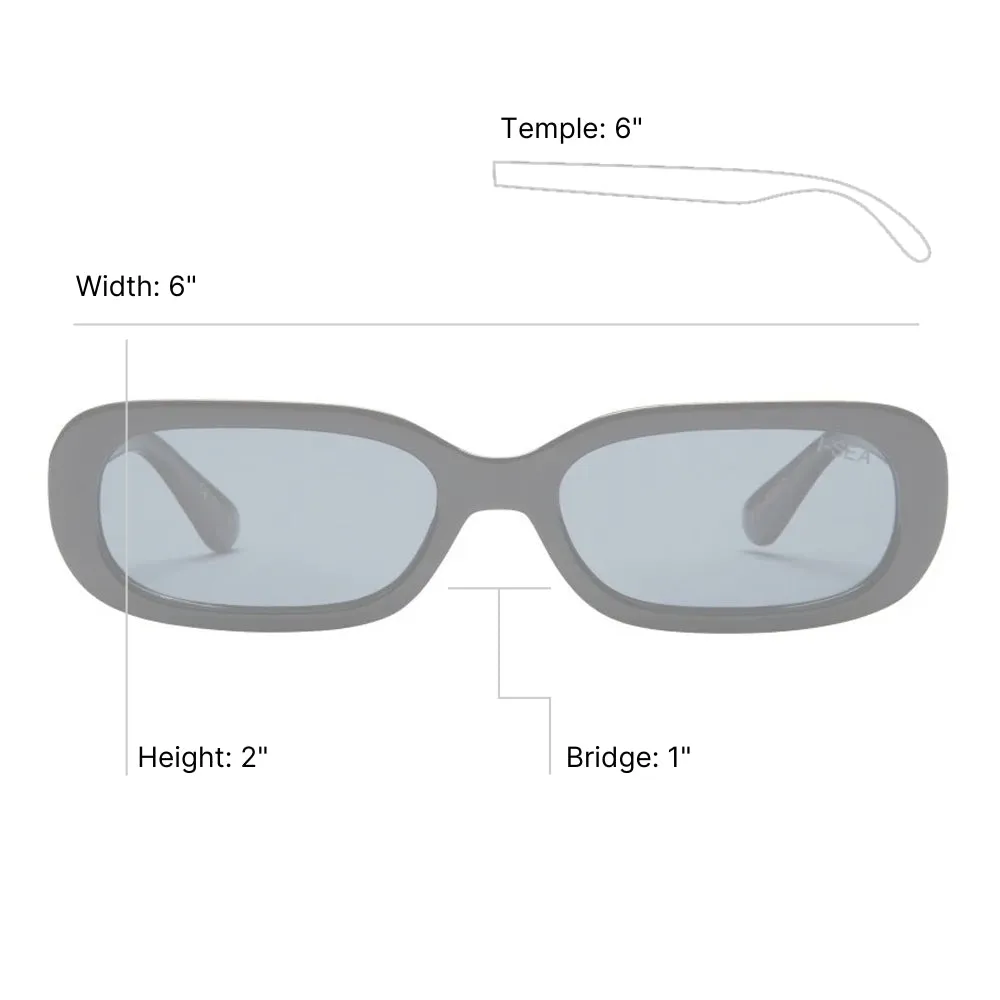 Del Rey Rectangular Sunglasses