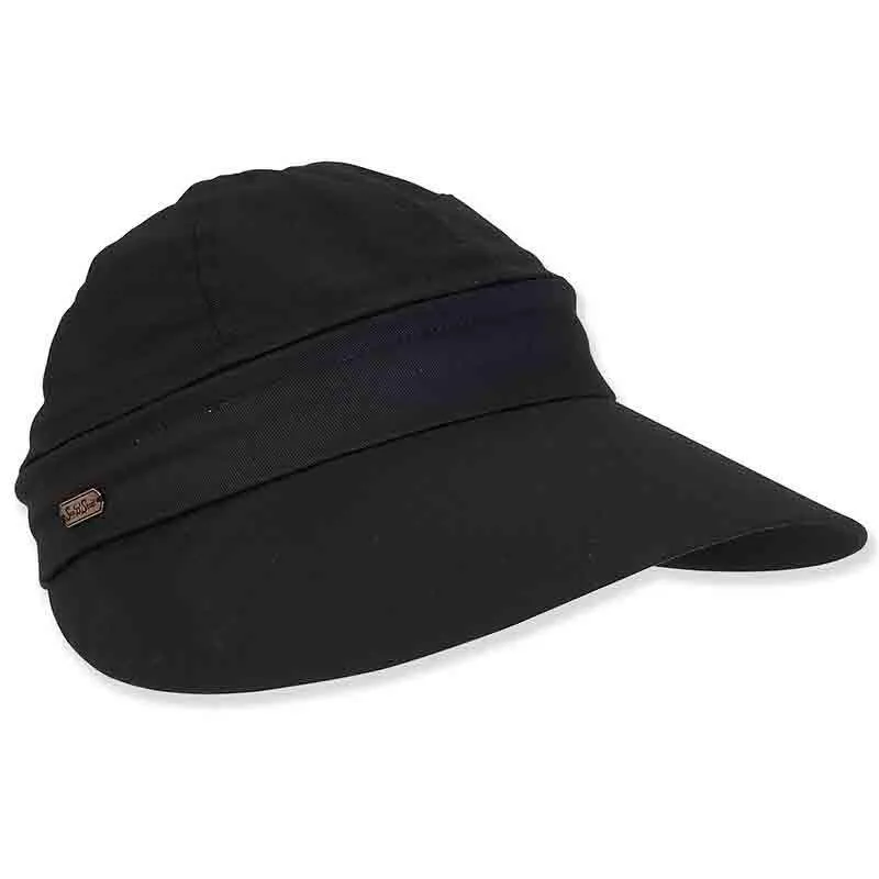 Detachable Crown Cotton Sun Visor Cap - Sun 'N' Sand Hats