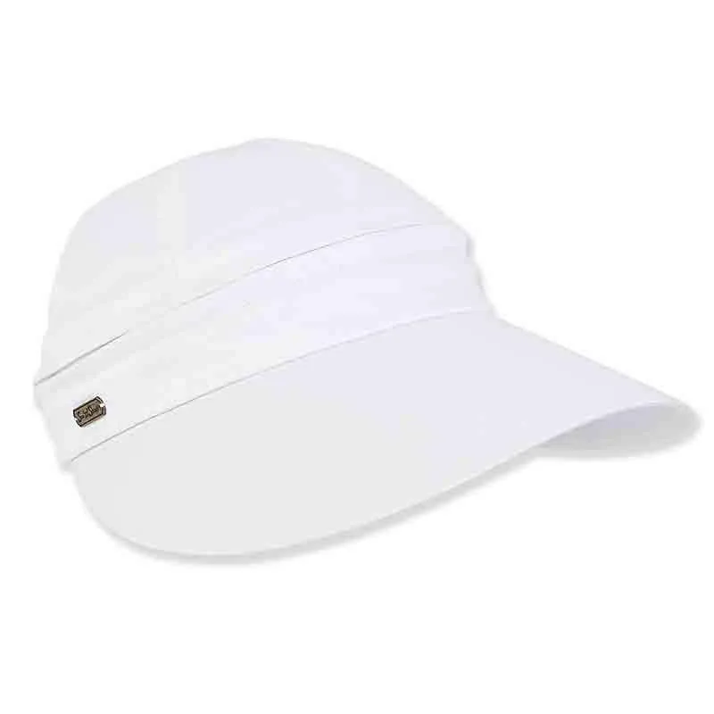 Detachable Crown Cotton Sun Visor Cap - Sun 'N' Sand Hats