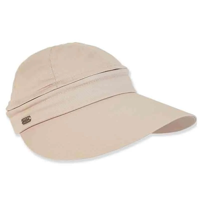 Detachable Crown Cotton Sun Visor Cap - Sun 'N' Sand Hats