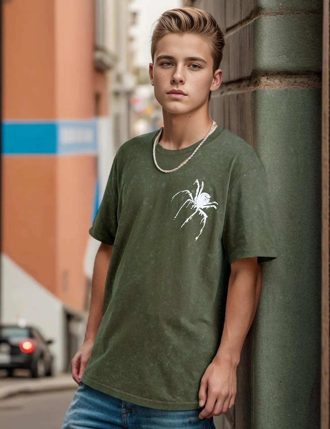 EMMIOL Men's T Shirts Oversized Short Sleeves Unisex Loose Solid Streetwear Tee Crew Neck Cotton Tops