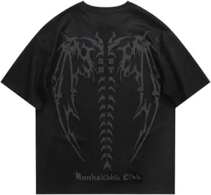EMMIOL Men's T Shirts Oversized Short Sleeves Unisex Loose Solid Streetwear Tee Crew Neck Cotton Tops