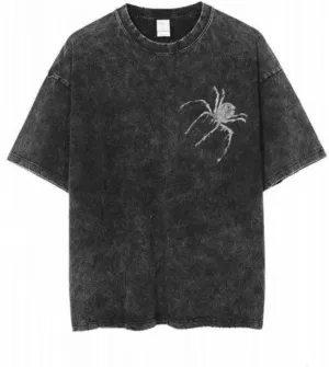 EMMIOL Men's T Shirts Oversized Short Sleeves Unisex Loose Solid Streetwear Tee Crew Neck Cotton Tops