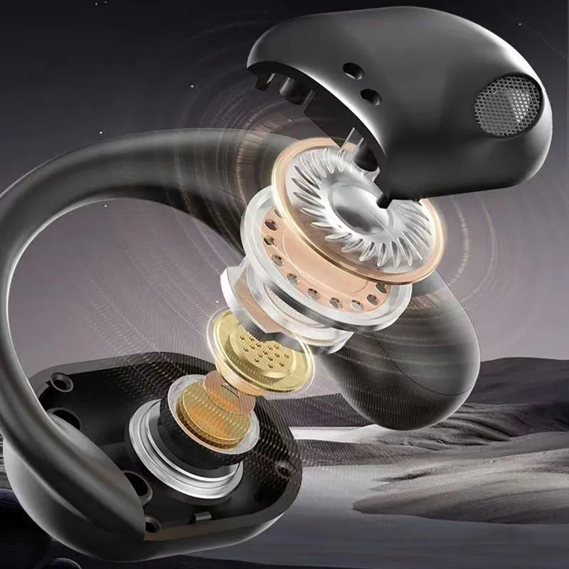 Ergonomic Hanging Style Noise-cancelling Wirless Bluetooth Headphones