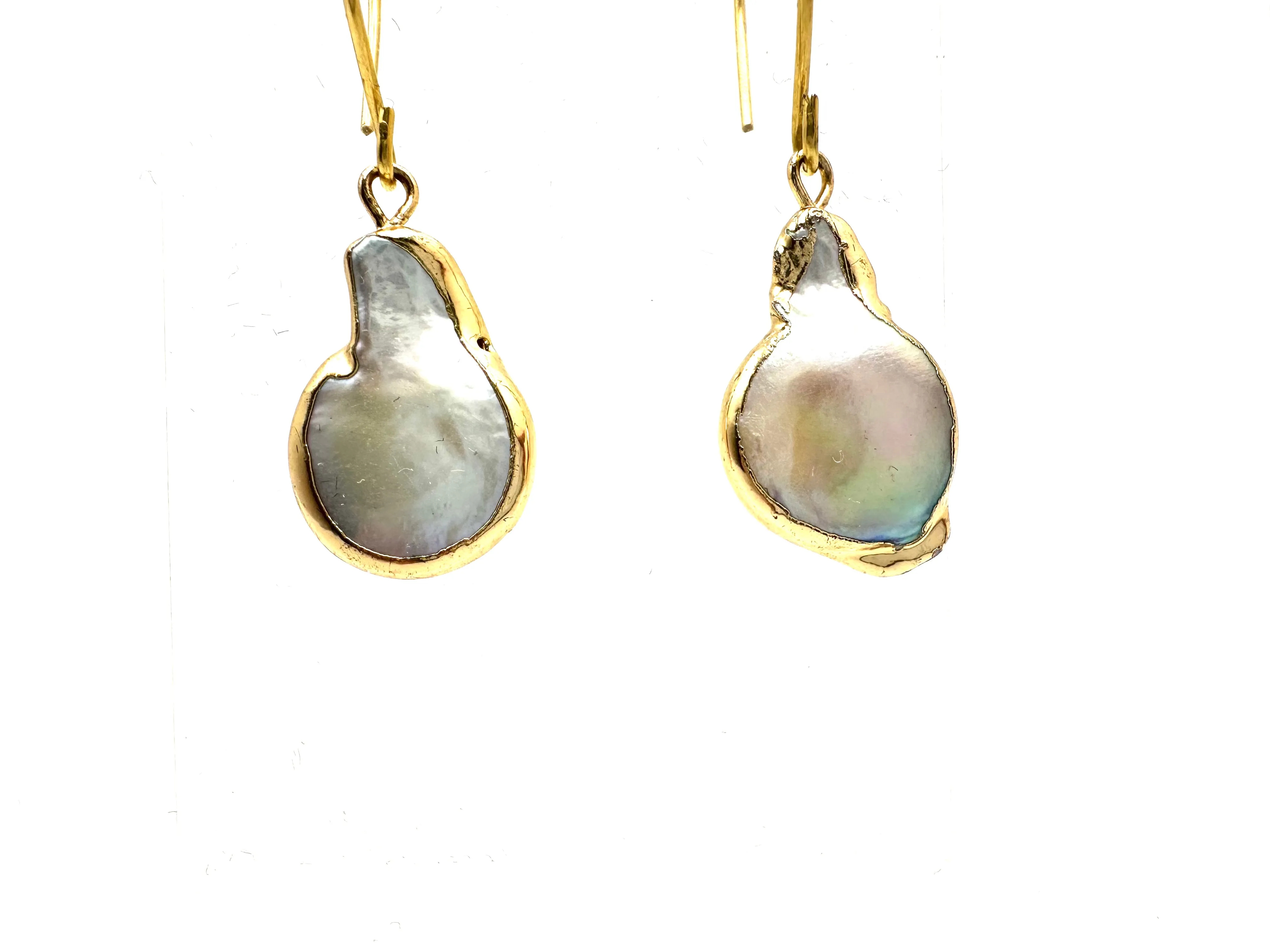 Freeform Pearl Drop Earrings