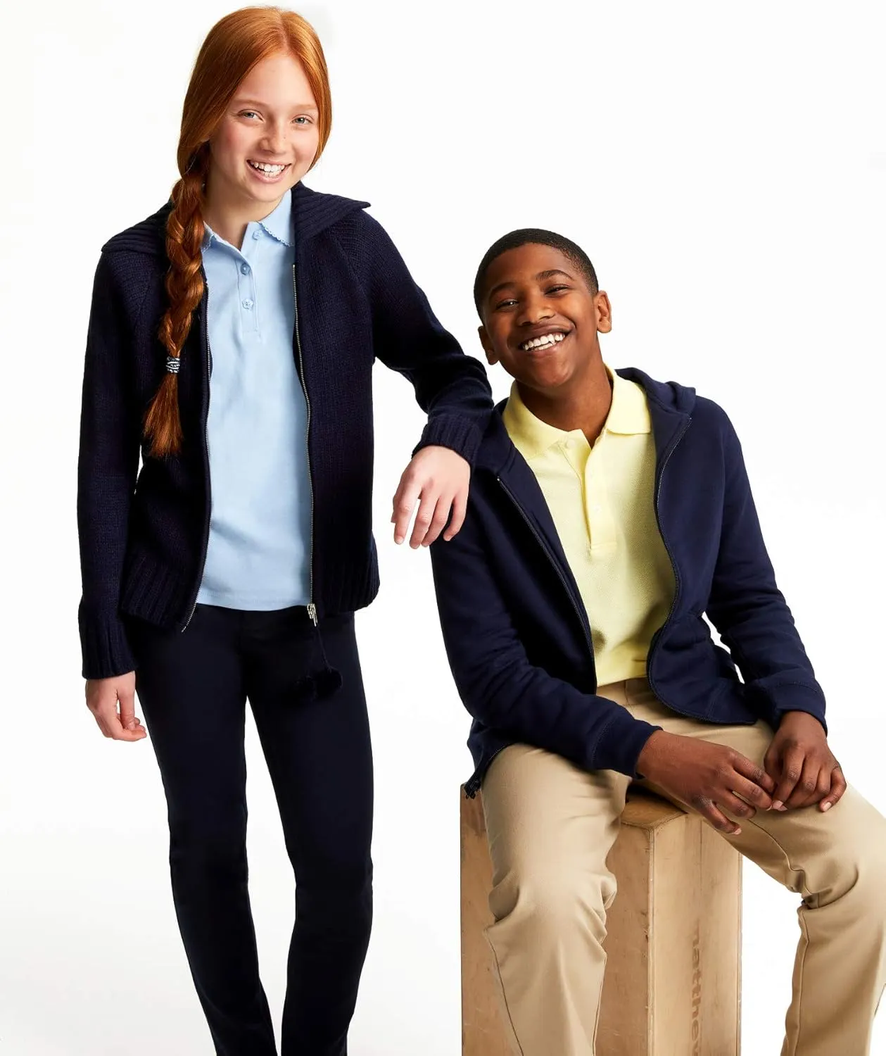 French Toast boys Classic,full Zip,hoodie
