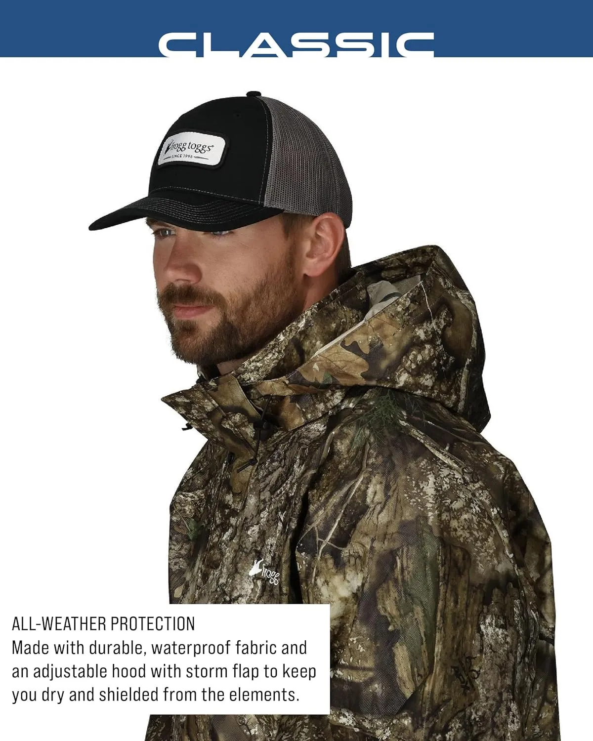 FROGG TOGGS Men's Classic Pro Action Waterproof Breathable Rain Jacket
