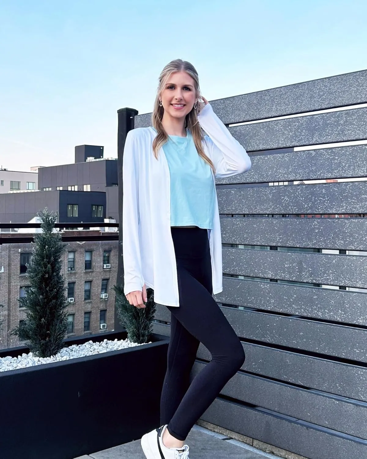 G4Free Lightweight Cardigans for Women UPF 50  Long Sleeve Sun Shirts Open Front Summer Cover Ups UV Protection