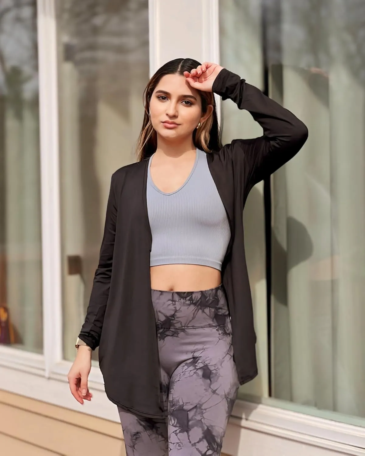 G4Free Lightweight Cardigans for Women UPF 50  Long Sleeve Sun Shirts Open Front Summer Cover Ups UV Protection