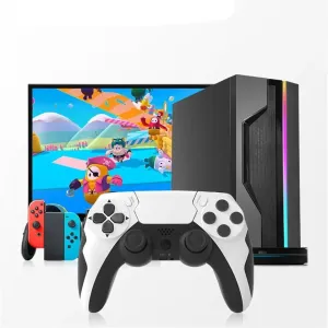 Gaminja P48 Wireless Gamepad for Ps4 Ps3 Console Six Axis Gyroscope Dual Compatibility