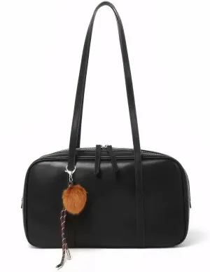 Genuine Leather Women's Handbag - Stylish Shoulder Bag and Versatile Multiple Compartments, large capacity