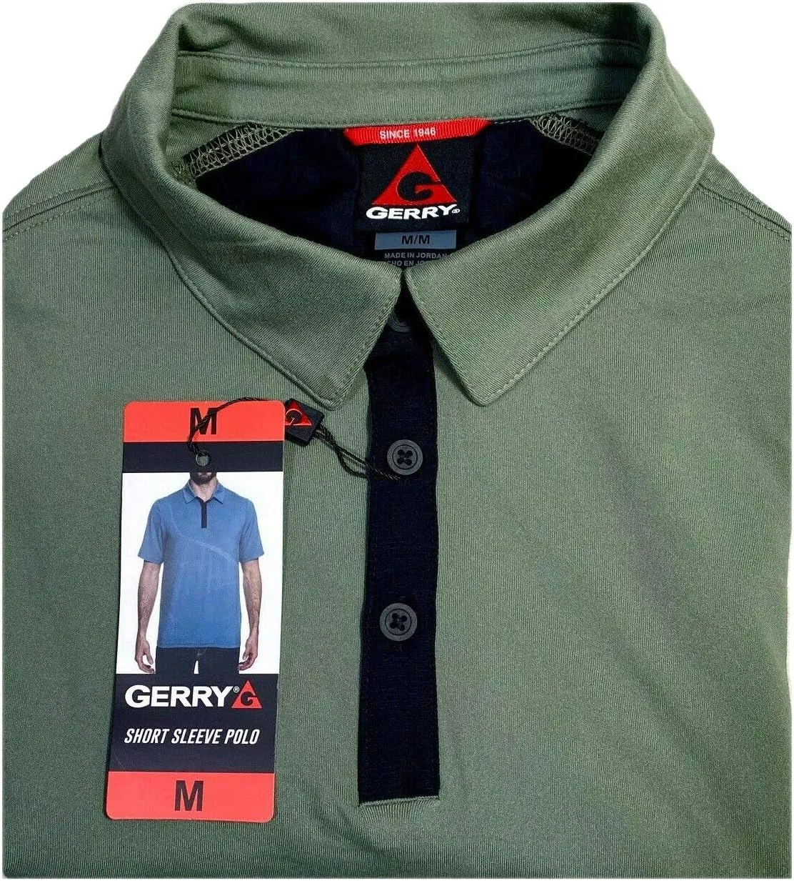 Gerry Men's Quick Dry Short Sleeve Polo Shirt