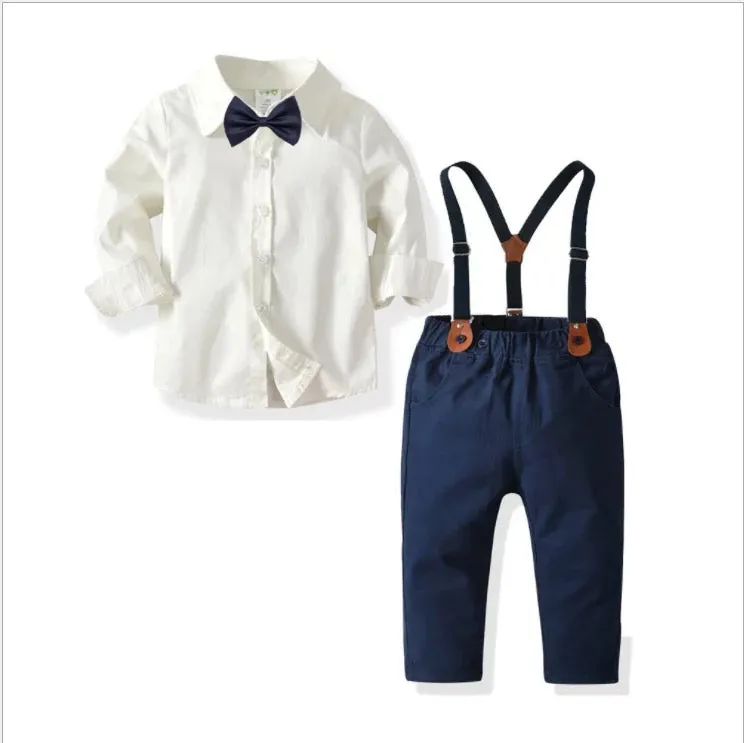 GV Boys Steve 3 piece Suspenders, Bow Tie and Dress Shirt set