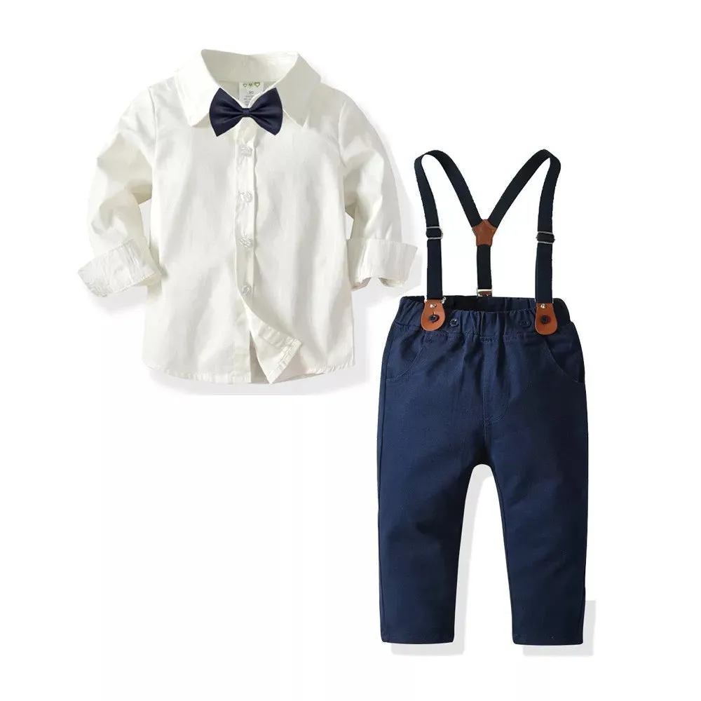 GV Boys Steve 3 piece Suspenders, Bow Tie and Dress Shirt set