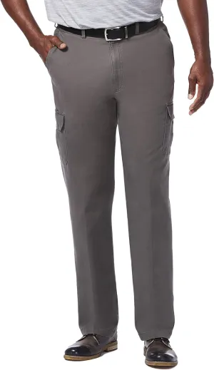 Haggar Men's Stretch Classic Fit Cargo Pant (Regular and Big and Tall Sizes)