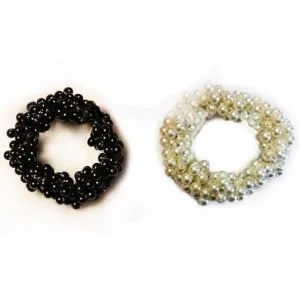 Hamag Pearl Hair Bun Scrunchie