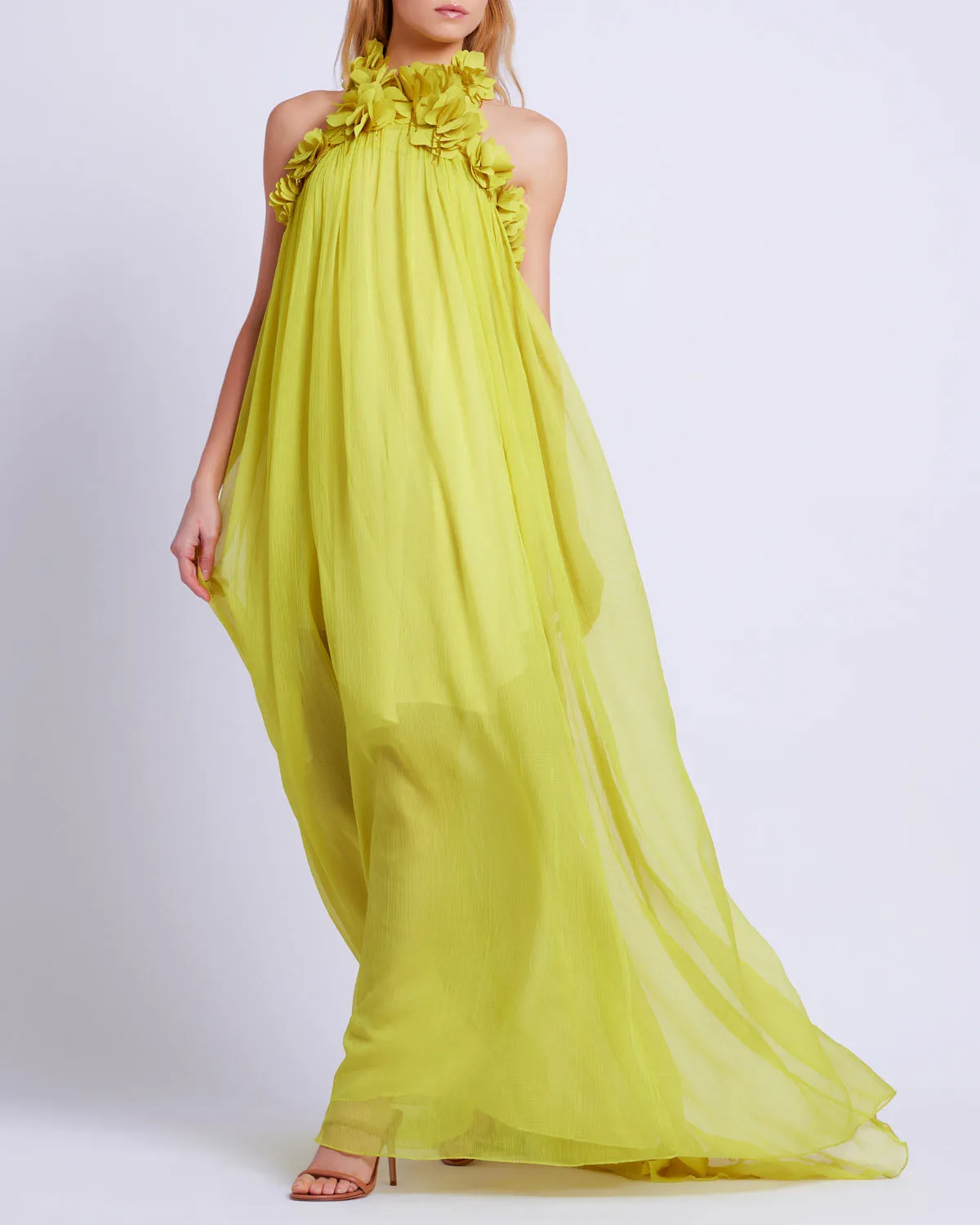 Hand-Embroidered 3D Gown