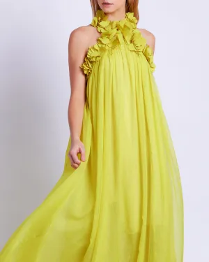 Hand-Embroidered 3D Gown