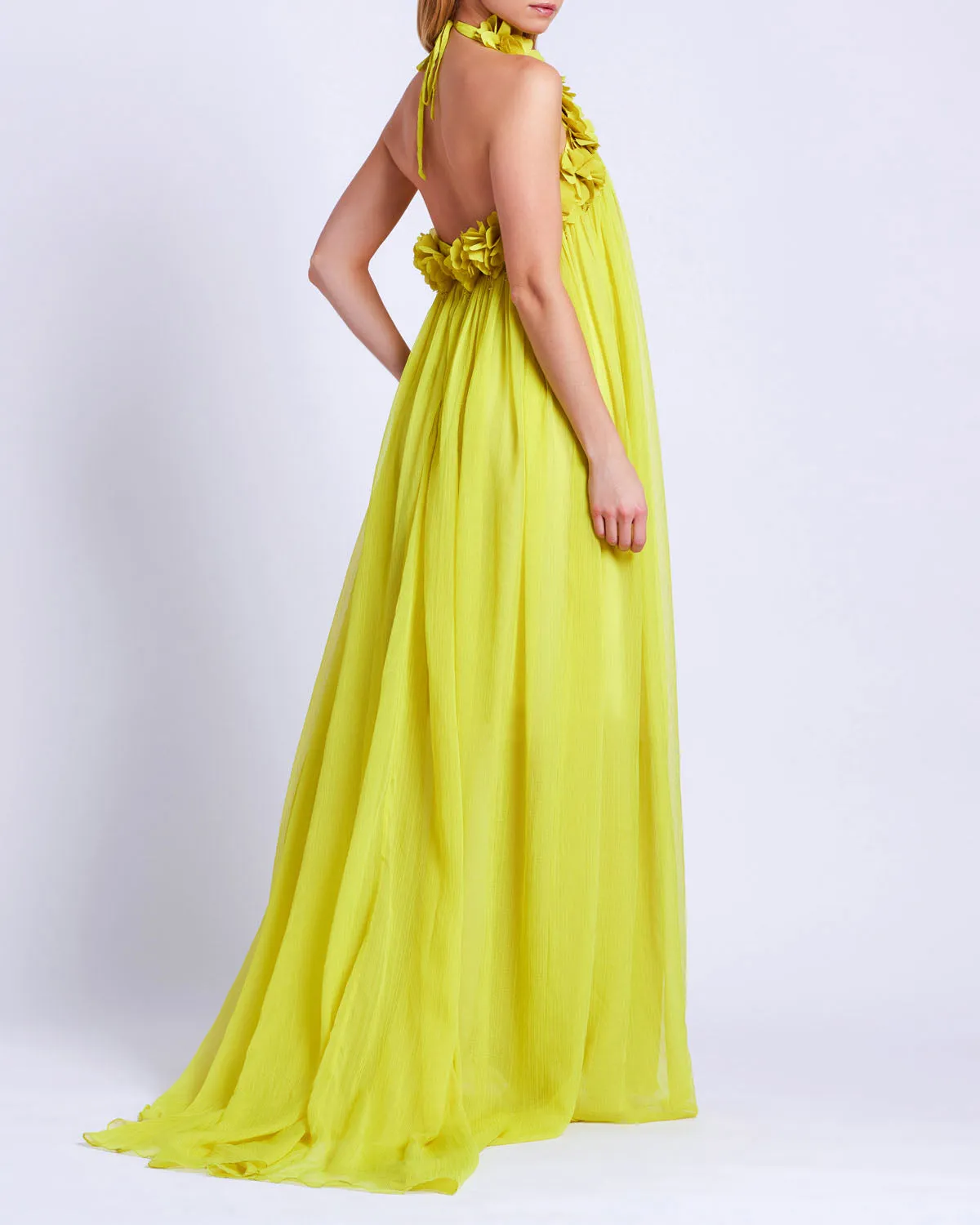 Hand-Embroidered 3D Gown