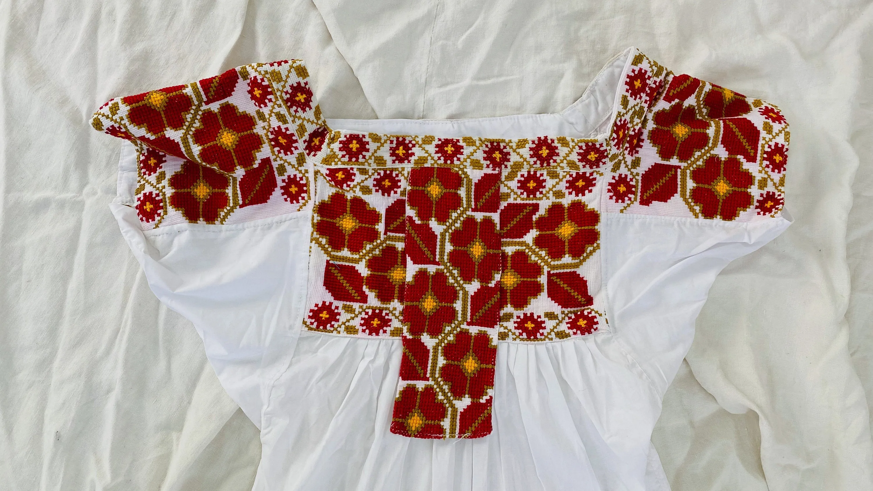 Hand-Embroidered Juquila Dress. All Cotton.
