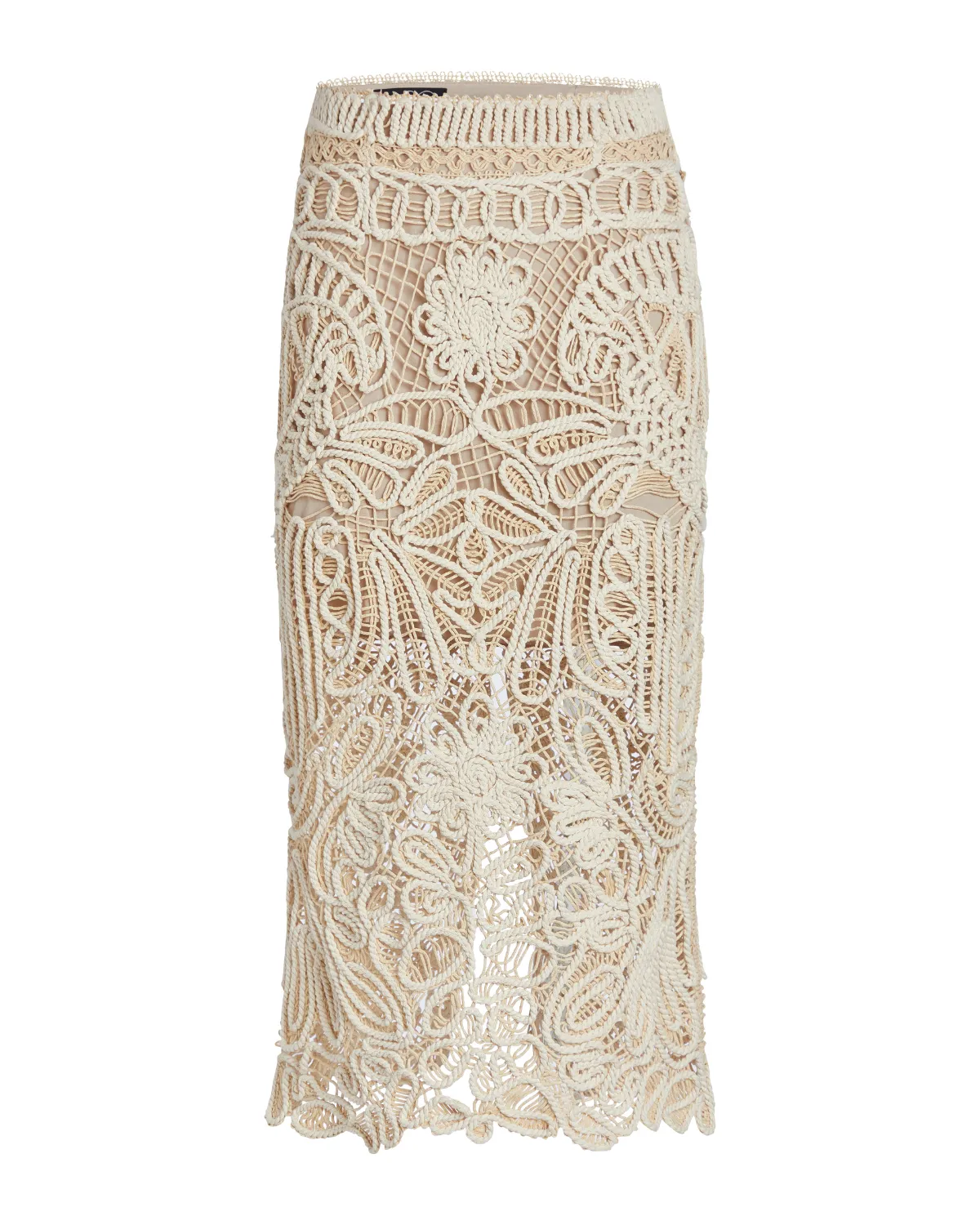 HAND-WOVEN MIDI SKIRT