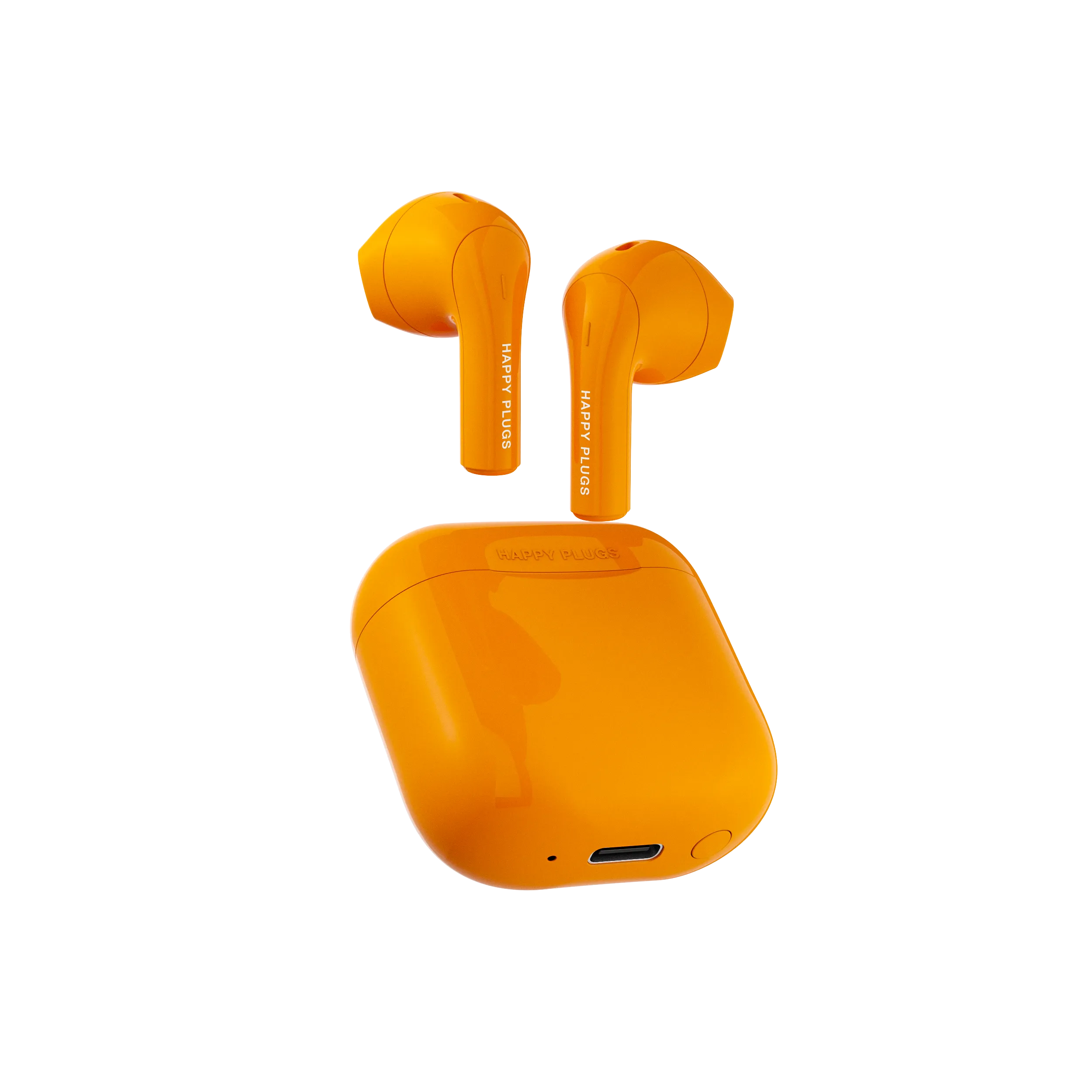 HAPPY PLUGS Joy True Wireless Headphones - Orange