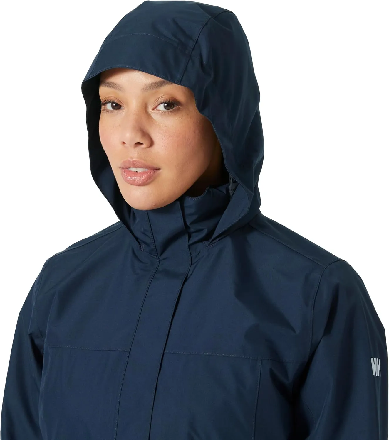 Helly-Hansen Womens Aden Waterproof Breathable Hooded Long Rain Jacket