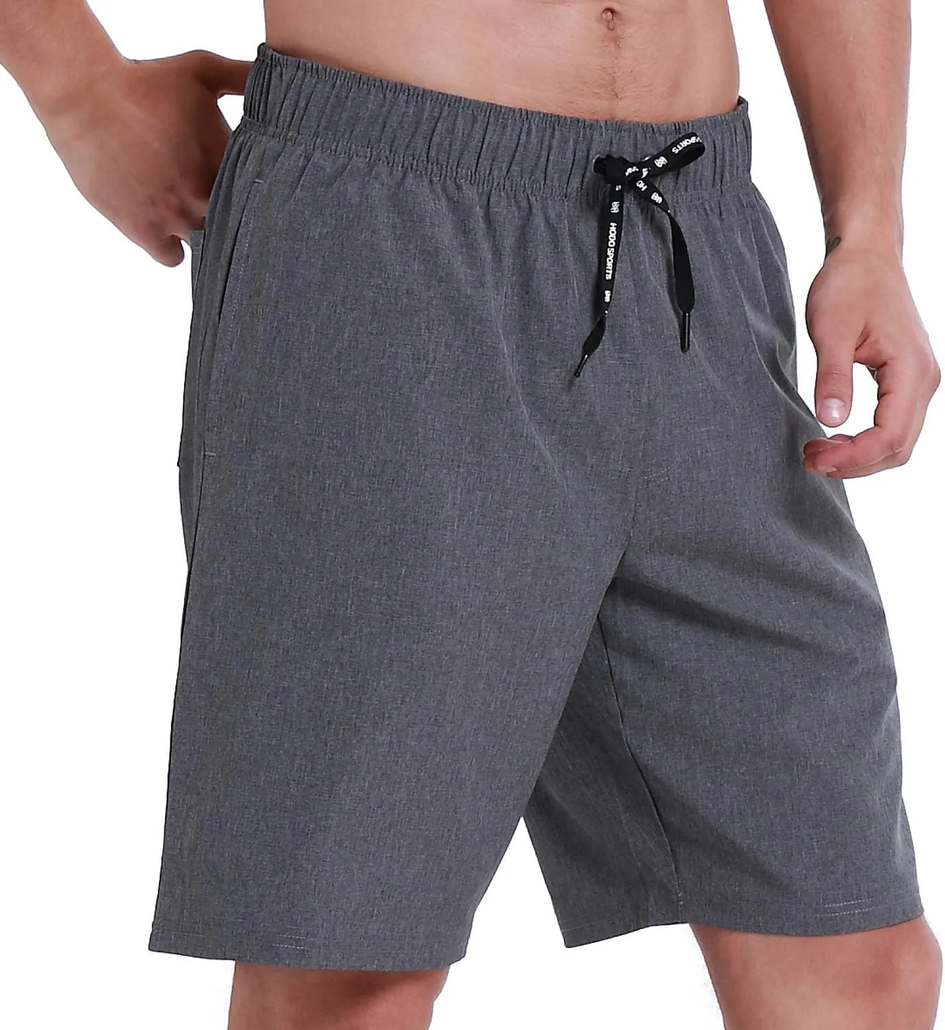 HOdo Mens Swim Trunks 9" Quick Dry Swim Shorts Bathing Suit