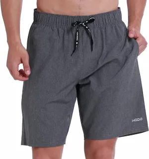 HOdo Mens Swim Trunks 9" Quick Dry Swim Shorts Bathing Suit