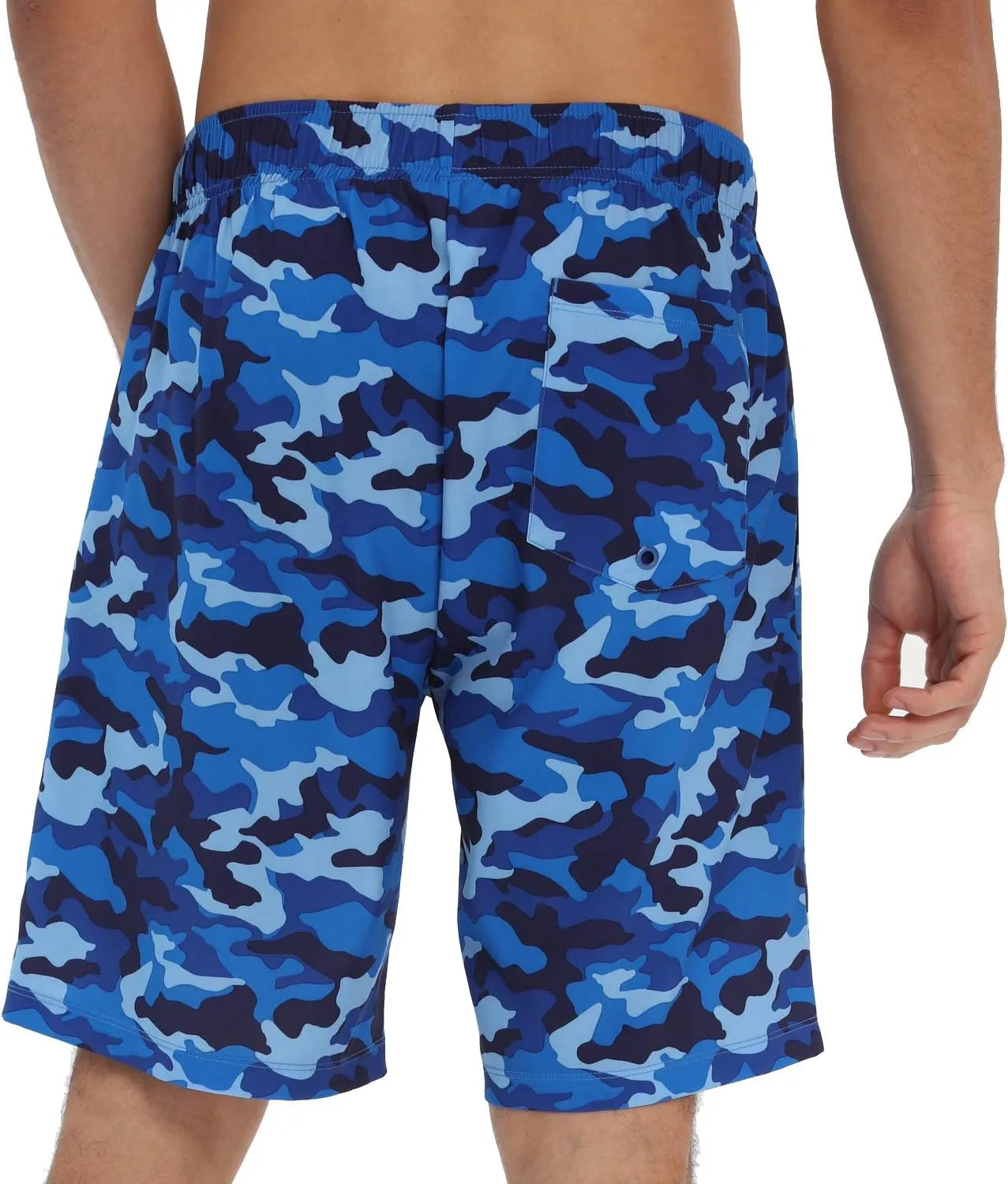 HOdo Mens Swim Trunks 9" Quick Dry Swim Shorts Bathing Suit