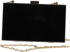 Homoyoyo Elegant Acrylic Clutch Purse Small Square Bag for Evening Fashion Wedding Compact Versatile