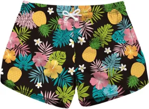 Honeystore Women's Casual Swim Trunks Quick Dry Print Boardshort Beach Shorts