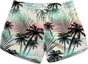 Honeystore Women's Casual Swim Trunks Quick Dry Print Boardshort Beach Shorts
