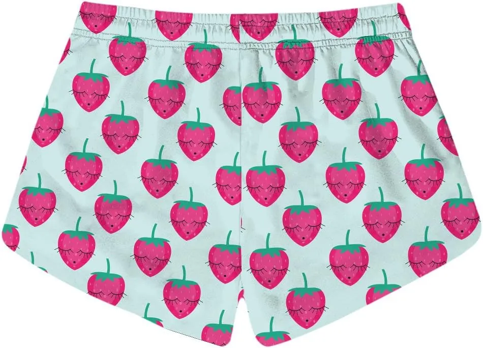Honeystore Women's Casual Swim Trunks Quick Dry Print Boardshort Beach Shorts