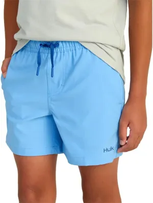 HUK Boys' Pursuit Volley, Quick-Dry Fishing Shorts for Kids