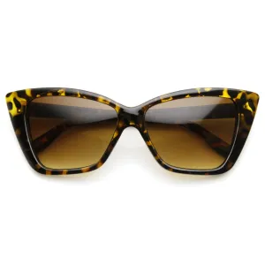 Indie Retro Bold Womens Cat Eye Fashion Sunglasses 9428