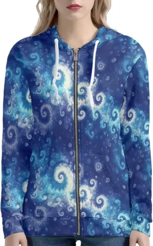 Irisjudy Ladies Hoodies with Pocket Camouflage Breathable Sport Coat Loose Fit, Skulls, Music Notes Pullover Hooded Tops