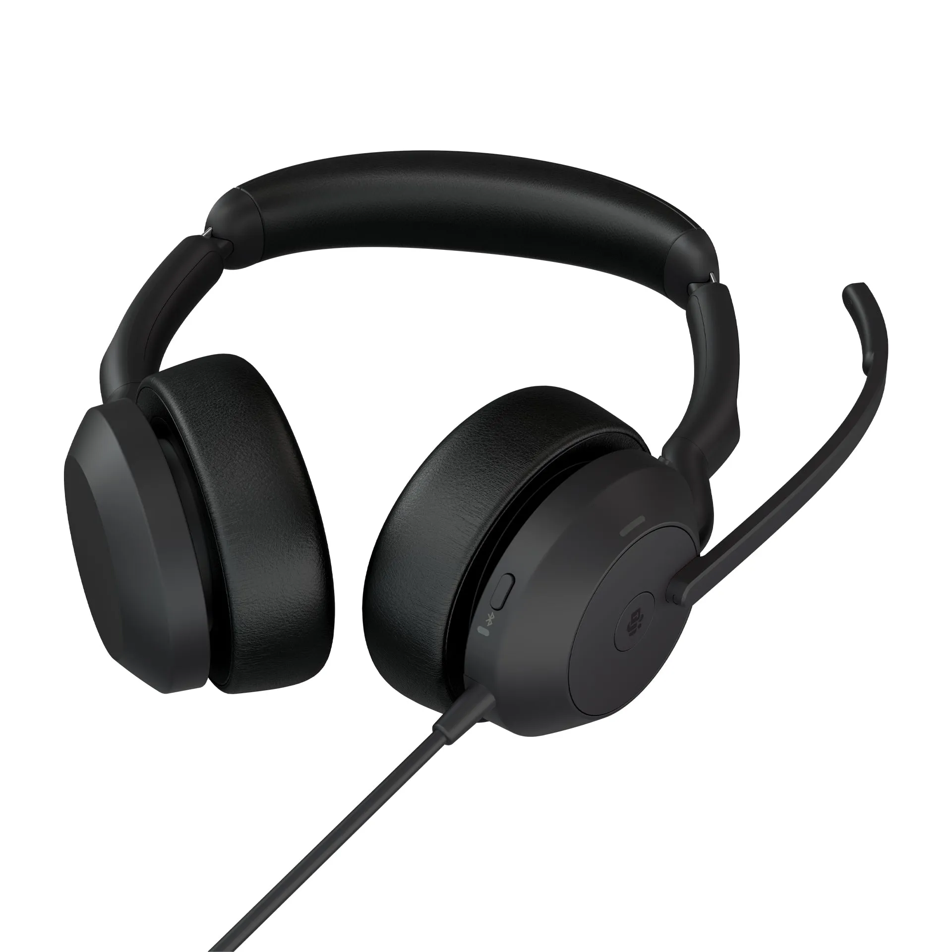 Jabra Evolve2 50 Ms Stereo - Headset - On-Ear - Wired - Active Noise Cancelling - Usb-A - Black - Zoom Certified, Certif