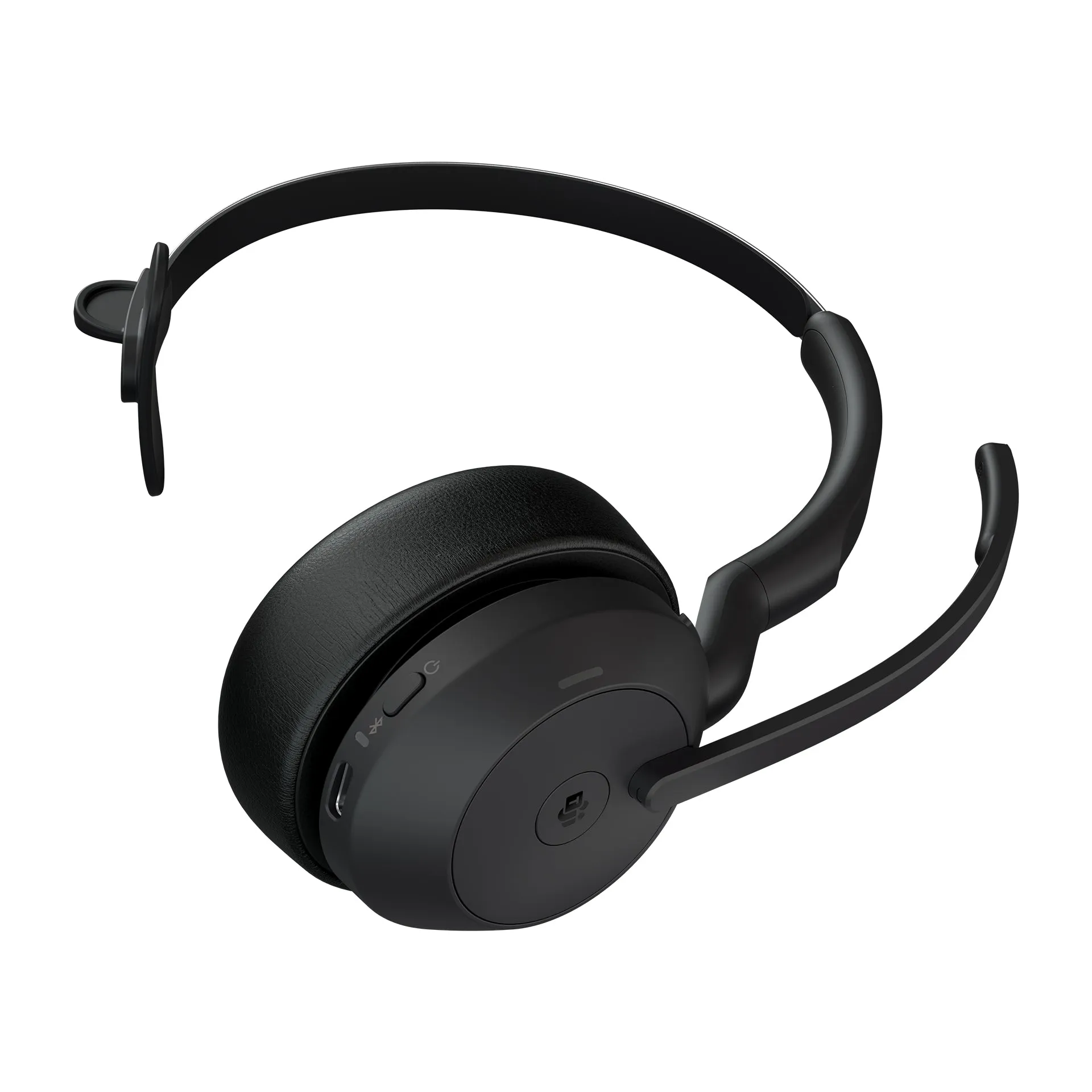 Jabra Evolve2 55 Ms Mono - Headset - On-Ear - Bluetooth - Wireless - Active Noise Cancelling - Usb-A Via Bluetooth Adapt
