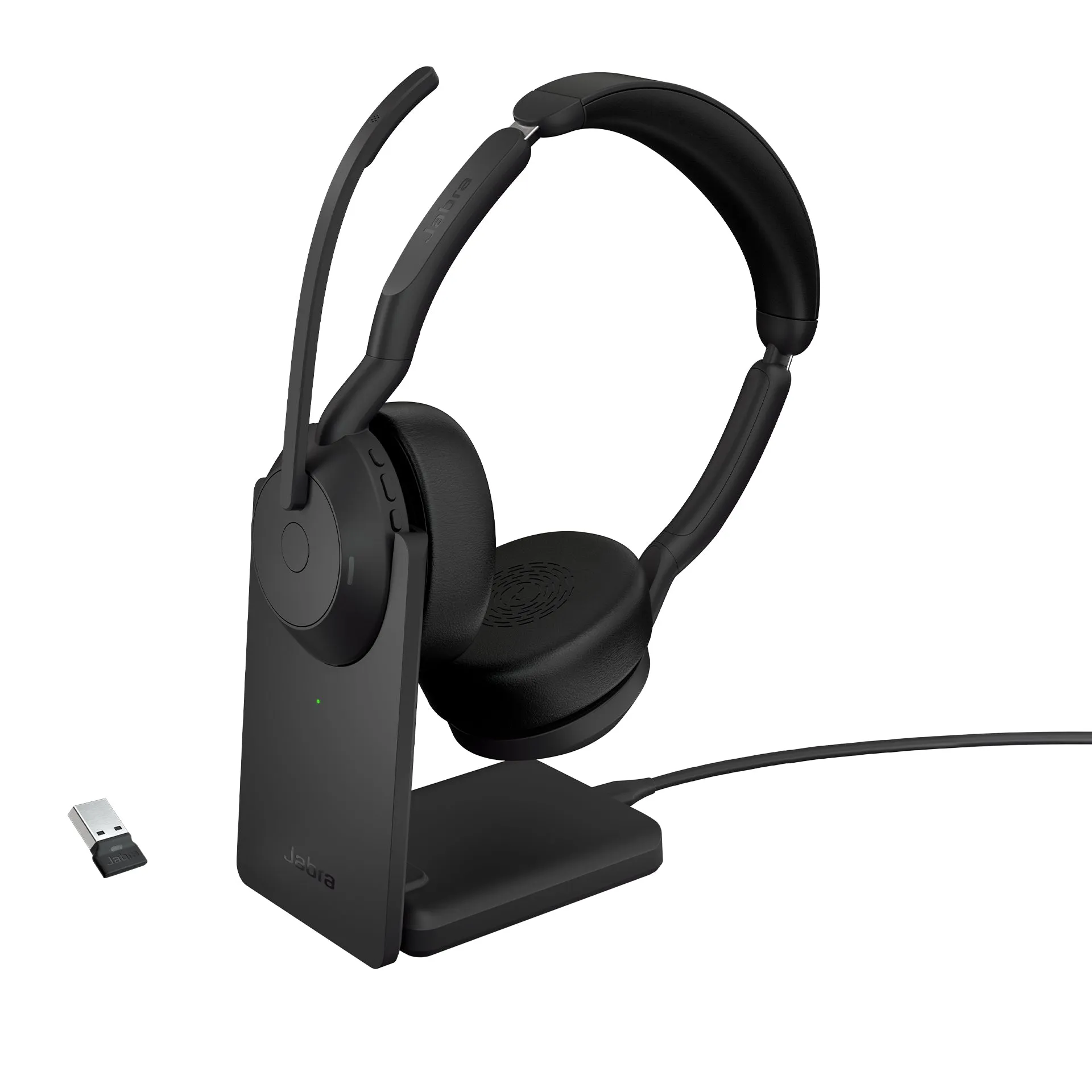 Jabra Evolve2 55 Uc Stereo - Headset - With Charging Stand