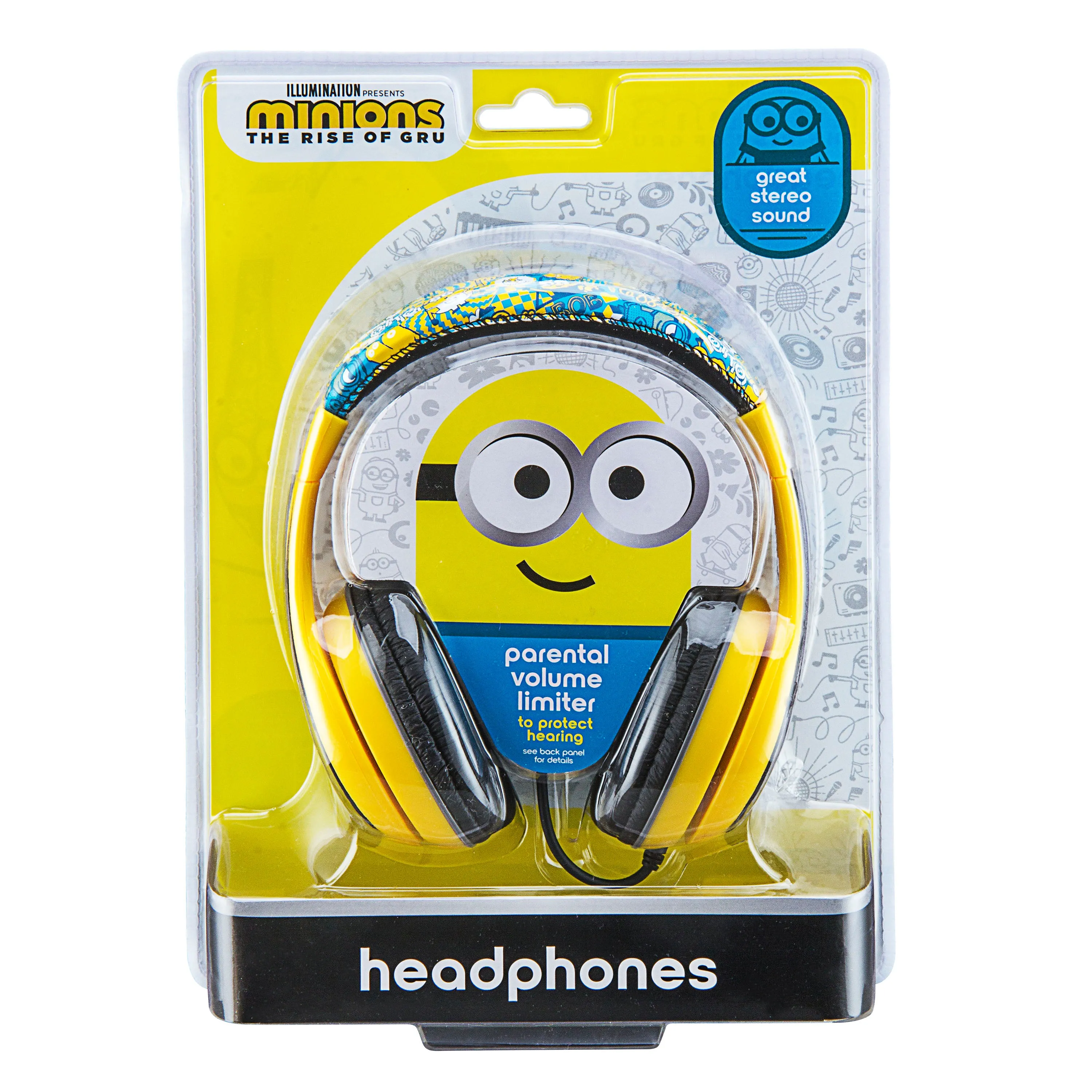 KIDdesigns Minions The Rise of Gru Wired Headphones