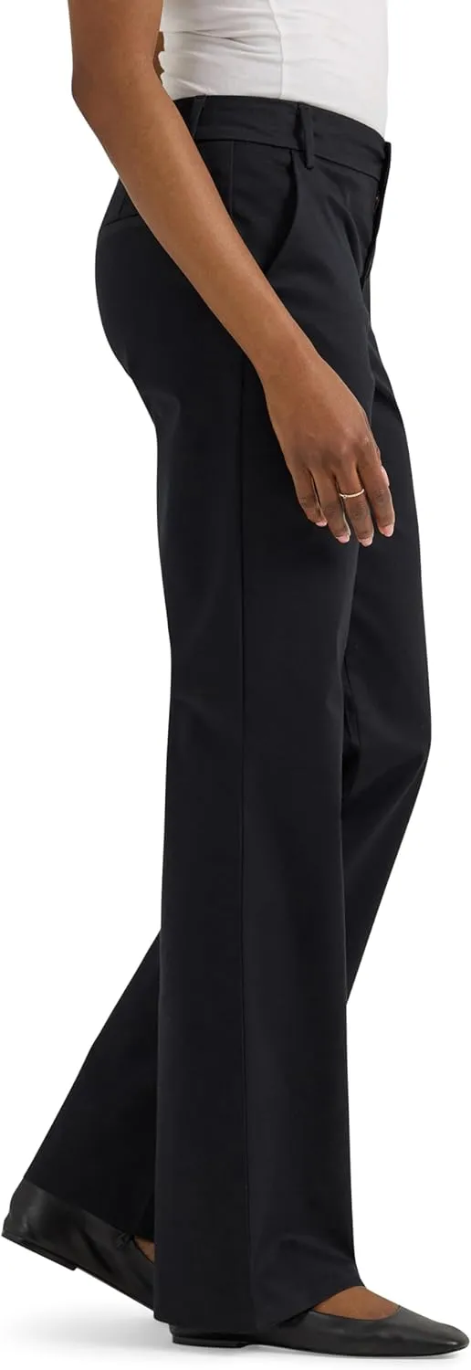 Lee Women's Wrinkle Free Mid Rise Bootcut Pant