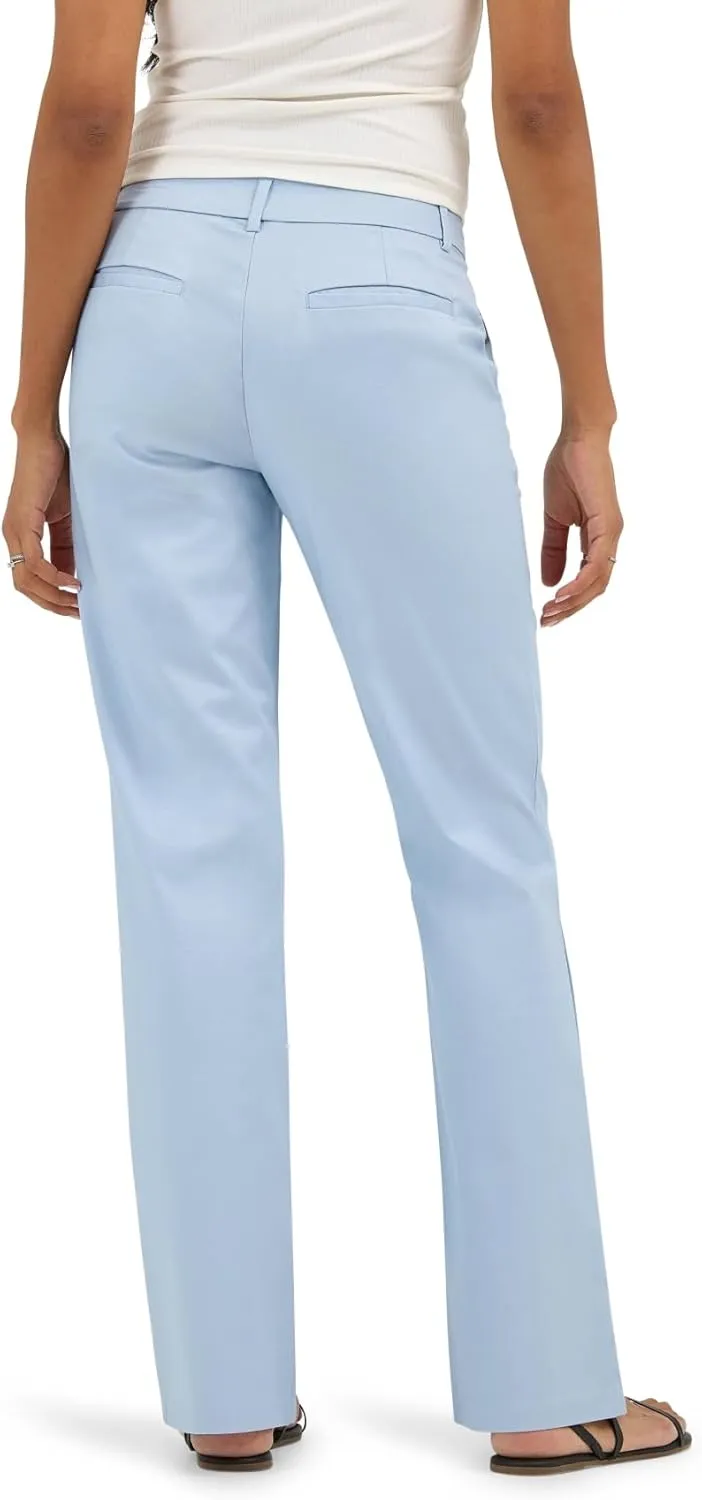 Lee Women's Wrinkle Free Mid Rise Bootcut Pant