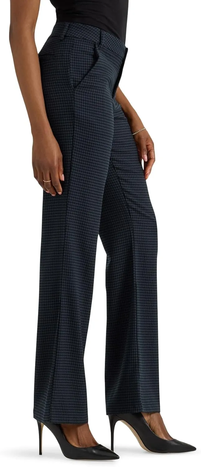 Lee Women's Wrinkle Free Mid Rise Bootcut Pant