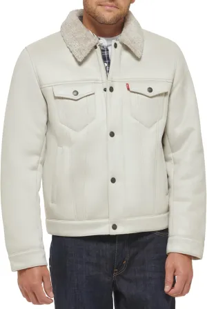 Levi's Men's Faux Leather Classic Trucker Jacket