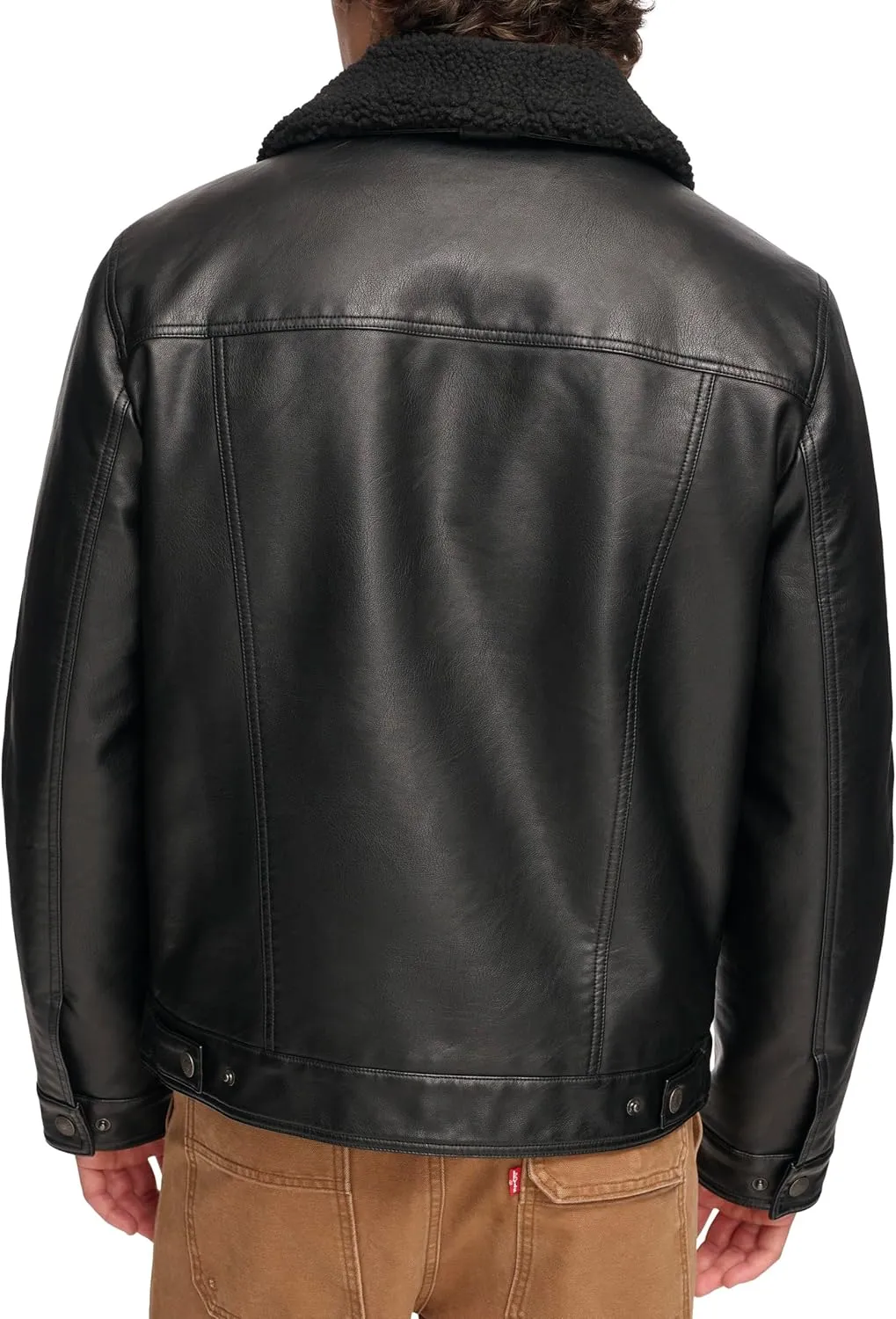 Levi's Men's Faux Leather Classic Trucker Jacket